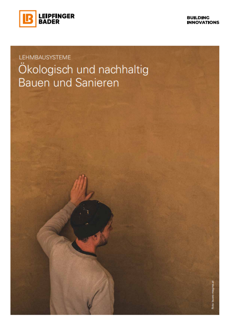 Lehmorange Imagebroschüre 